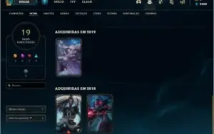conta league of legends