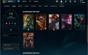 conta league of legends