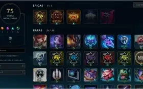 VENDO CONTA - LEAGUE OF LEGENDS,  BARATA  COM M7