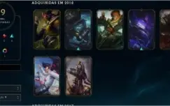 VENDO CONTA - LEAGUE OF LEGENDS,  BARATA  COM M7