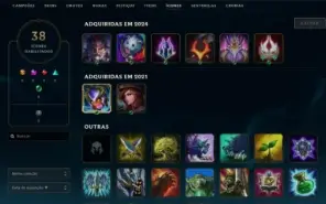 Conta Lol Mestre 104pdl Handlvl 82% de WR MMR Alto