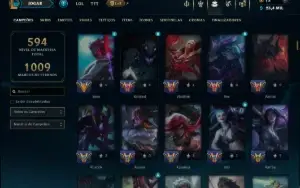 Prata 2 com TODOS os Champs e 253 Skins +3 Transcendentes