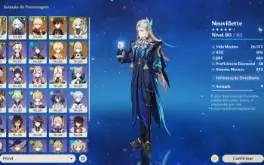 Genshin Ar48 Neuvillette+Nahida+Zhongli+Furina+Kazuha+Honkai