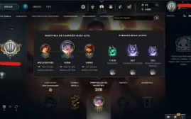 Conta League of Legends Full Acesso - 109 Champs 65 Skins