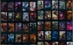 Conta com 200+ skins, Aatrox prestigio, Annie Hextech