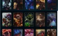 Conta com 200+ skins, Aatrox prestigio, Annie Hextech