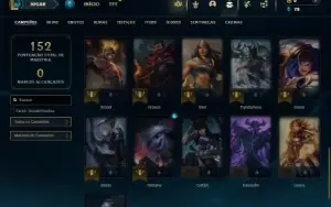 Prata 3 com 36 Champs e 8 Skins +2 Fragmentos