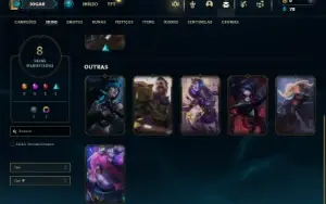 Prata 3 com 36 Champs e 8 Skins +2 Fragmentos