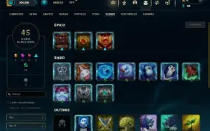 Prata 3 com 36 Champs e 8 Skins +2 Fragmentos