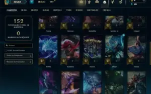 Prata 3 com 36 Champs e 8 Skins +2 Fragmentos