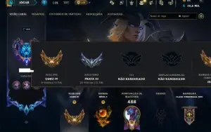 Prata 3 com TODOS os Champs e 241 Skins ( JG / TOP )
