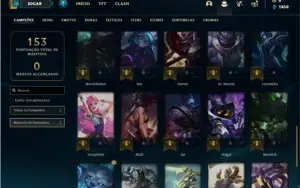 Conta prata 1 com 41 Champs e 13 Skins ( 2 Ultimates )