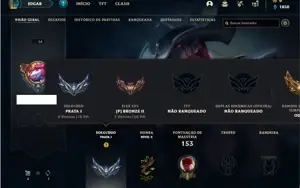 Conta prata 1 com 41 Champs e 13 Skins ( 2 Ultimates )