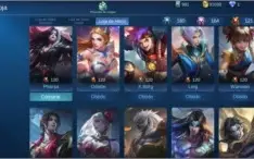 Conta Mobile legends lv 43 no lenda