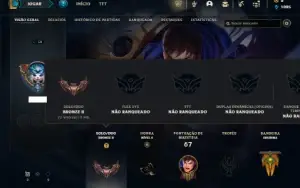Bronze 2 com 45 Champs e 5 Skins ( Mais de 50 Jogos )