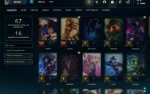 Bronze 2 com 45 Champs e 5 Skins ( Mais de 50 Jogos )