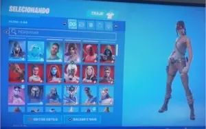 Conta de fortnite muito rara