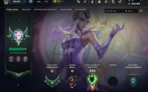 Conta Esmeralda 3 lvl 284 todos os champions 163 skins
