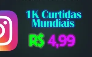 100 Curtidas Instagram por R$ 0,99! Entrega Rápida e Segura