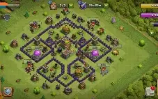 Vende-se vila CV7 full do clash of clans