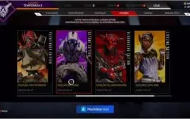 Conta apex (PS4) main octane 19k Kills com herança