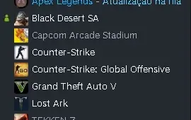 Conta steam 18 anos + prime e outros games.