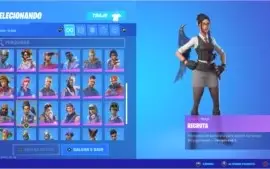 Conta de fortnite com cavaleiro negro