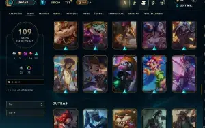 Conta De League Of Leagends/Full Acesso/109 Skins/Level 397