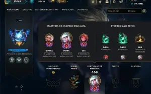 Conta De League Of Leagends/Full Acesso/109 Skins/Level 397