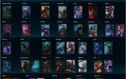 Conta lol unranked 133 champions, 61 skins, 111 ícones.