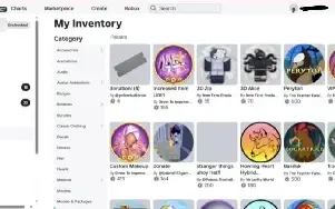 Conta feminina com mais de 15mil robux gastos !!!promoção!!!