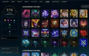 Conta LOL com skins + conta Valorant