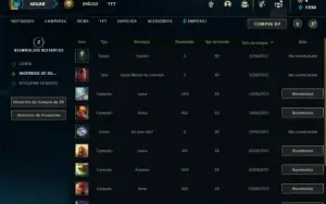 Ouro 4 com 31 Champs e 4 Skins