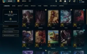 Ouro 4 com 31 Champs e 4 Skins