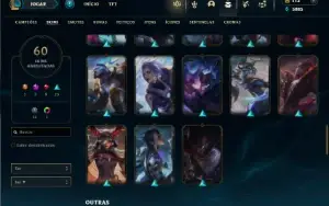 Bronze 1 com 140 Champs e 62 Skins ( Mais de 30 Jogos )