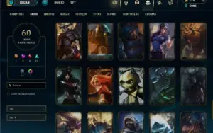 Bronze 1 com 140 Champs e 62 Skins ( Mais de 30 Jogos )