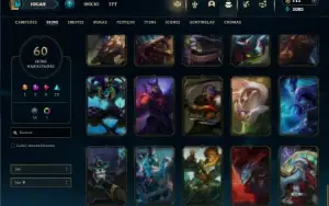 Bronze 1 com 140 Champs e 62 Skins ( Mais de 30 Jogos )