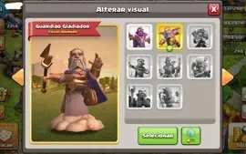 CONTA CV12 SEMIFULL CLASH OF CLANS + PAISAGEM ESPECIAL