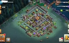 CONTA CV12 SEMIFULL CLASH OF CLANS + PAISAGEM ESPECIAL