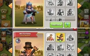 CONTA CV12 SEMIFULL CLASH OF CLANS + PAISAGEM ESPECIAL