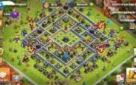 CONTA CV12 SEMIFULL CLASH OF CLANS + PAISAGEM ESPECIAL