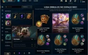 Conta ouro 3 com 7 skins e 34 champs