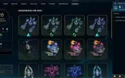 Conta League of Legends Mestre + Conta Valorant D1