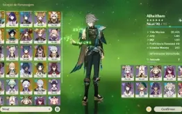 Conta Genshin Ar55 - 15 Drop 5* - Raiden C1 + Info Descrição