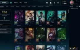 CONTA LOL NO OURO NAS ULTIMAS 4 SEASONS + 155 SKINS