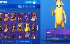 CONTA FORTNITE - BLACK KNIGHT COM MAKO GLIDER.