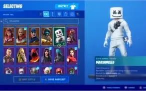 CONTA FORTNITE - BLACK KNIGHT COM MAKO GLIDER.