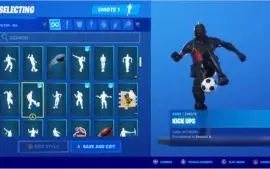 CONTA FORTNITE - BLACK KNIGHT COM MAKO GLIDER.