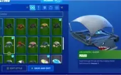 CONTA FORTNITE - BLACK KNIGHT COM MAKO GLIDER.