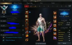 1 X Conta Lost Ark Blackfang 3 Chares 5 Eng 1500+ 5 Engravin